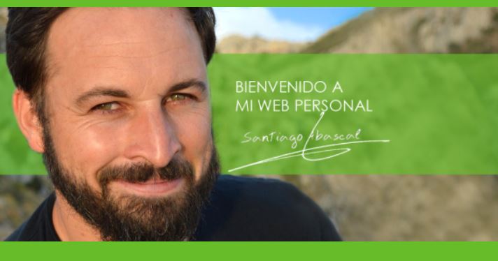 Página web de Santiago Abascal