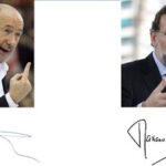 Firma de Rajoy y Rubalcava