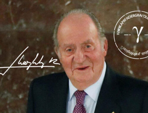 Firma del Rey Juan Carlos I
