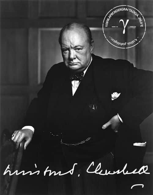 Firma de Winston Churchill