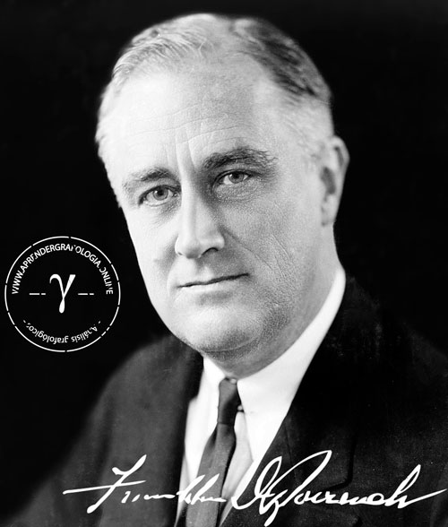 Firma de Frankling Roosevelt