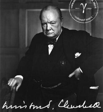 Firma de Winston Churchill