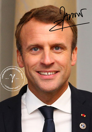 Firma de Emmanuel Macron