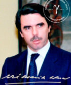 Firma de José María Aznar