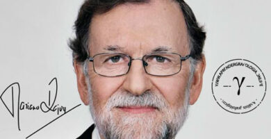 Firma de Mariano Rajoy